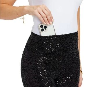 L Sequin Women's Pants